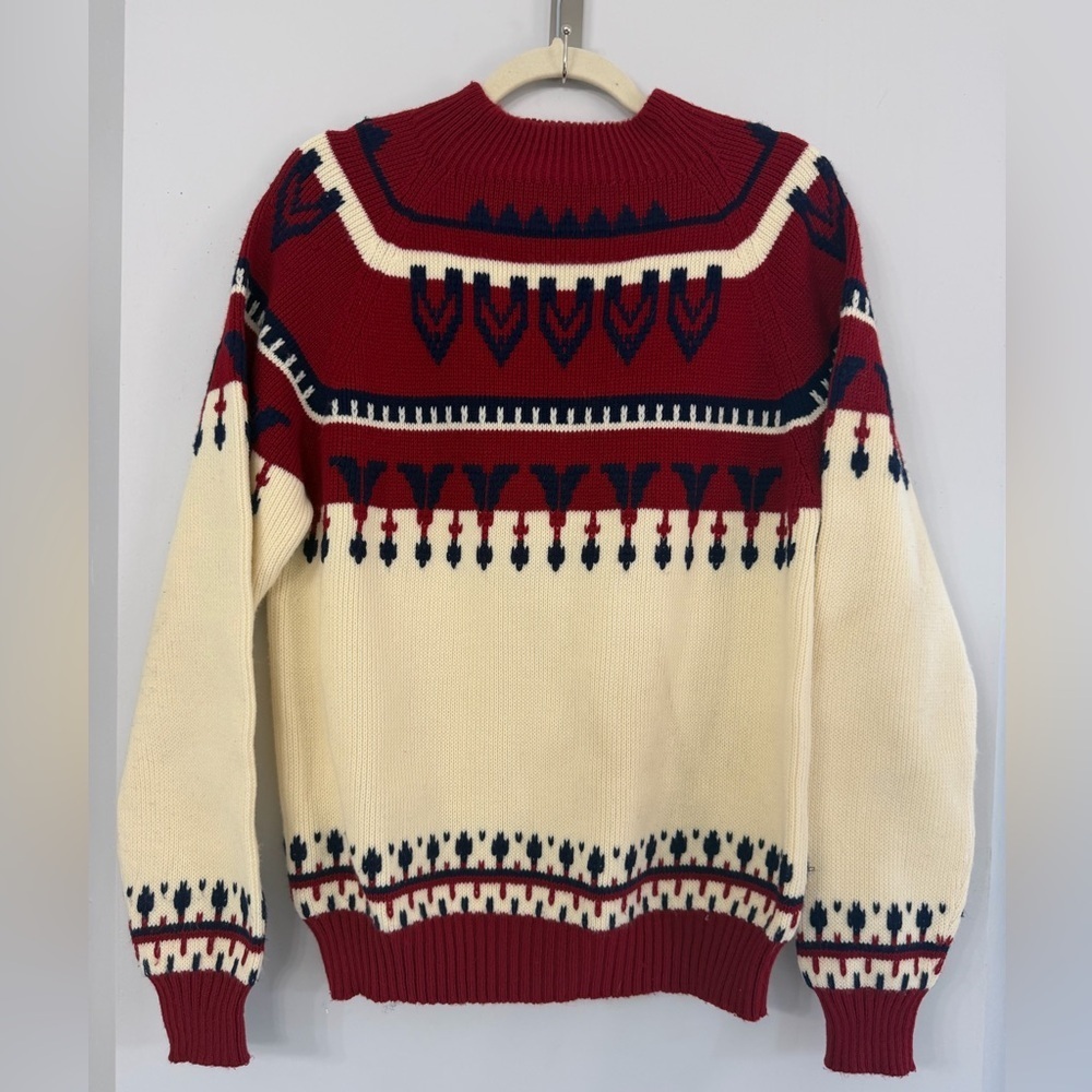 Vintage Fir for JCPenney Men’s Fair Isle Multicolor Crew or Mock Neck Sweater